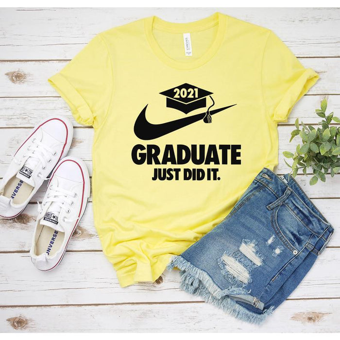 Personalized Shirt Custom Year For Graduate Just Do It Graduation Gifts