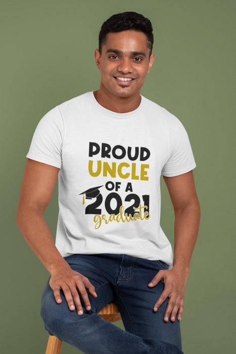 Personalized Shirt For Graduate Custom Name Proud Uncle Of A 2021 Granduate