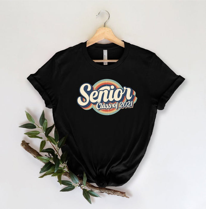 Personalized Shirt For Graduation Day Custom Year Senior Class Of 2021