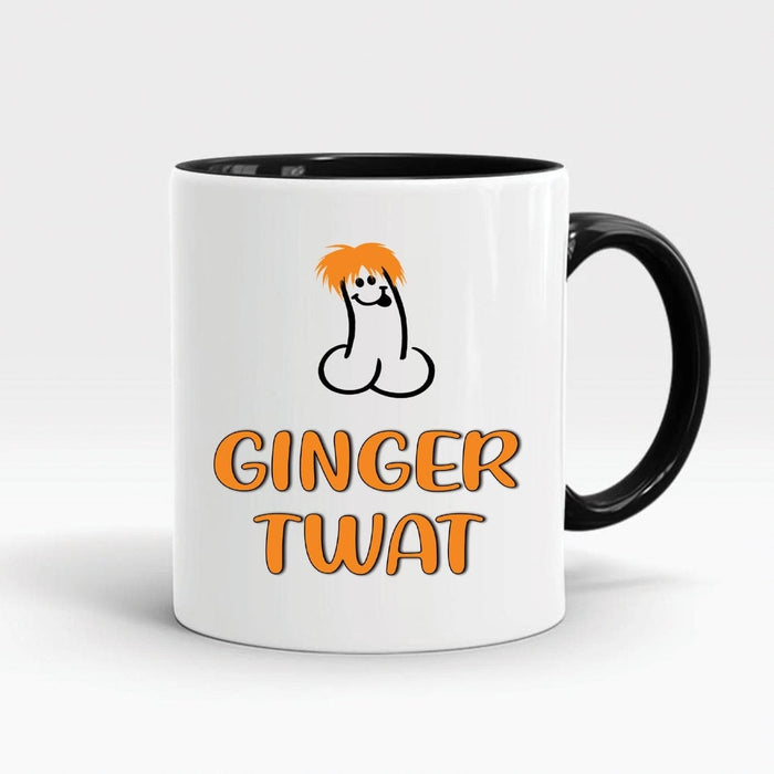 Funny Rude Offensive Novelty Accent Mugs Ginger Twat 11oz Coffee Mug Gift For Friend