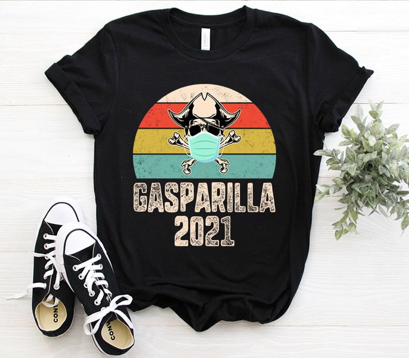 Personalized Vintage Tee Shirt For Men Gasparilla 2021 Pirate Festival Shirt Custom Year