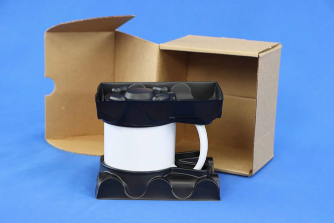 Personalized Coffee Mug For Grandfather Grandpa Established Est. 2021 11-Ounce Ceramic Coffee Mug With Gift Box