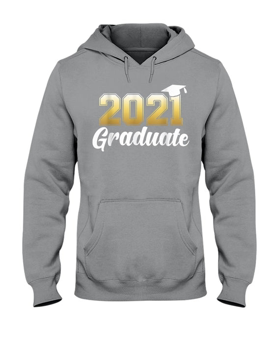 Personalized Shirt For Graduation Day Shirt And Hoodie Custom Year 2021 Graduate