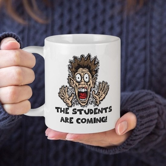Coffee Mug For Teacher The Student Are Comming Funny Teacher Gift Back To School Mug 11oz 15oz