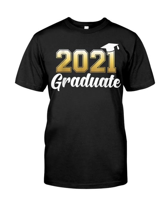 Personalized Shirt For Graduation Day Shirt And Hoodie Custom Year 2021 Graduate