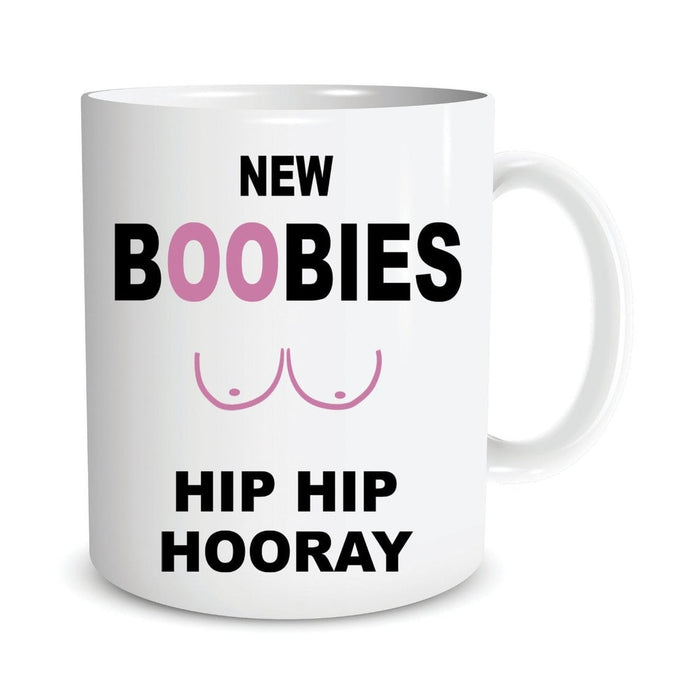 Mug New Boobies Hip Hip Hooray Novelty Coffee Mugs Breast Surgery Cheer Up Gift For Best Friend 11oz 15oz Ceramic