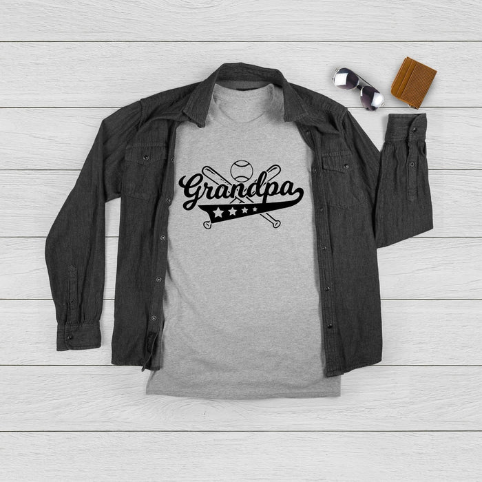 Baseball Shirt For Grandpa Shirt For Dad Grandpa T-shirt