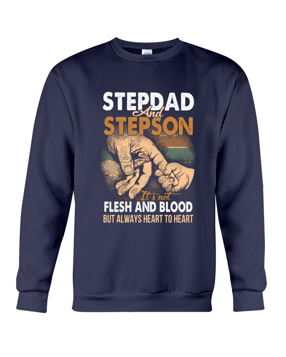 Stepdad And Stepson It Is Not Flesh And Blood Classic T-Shirt For Father's Day