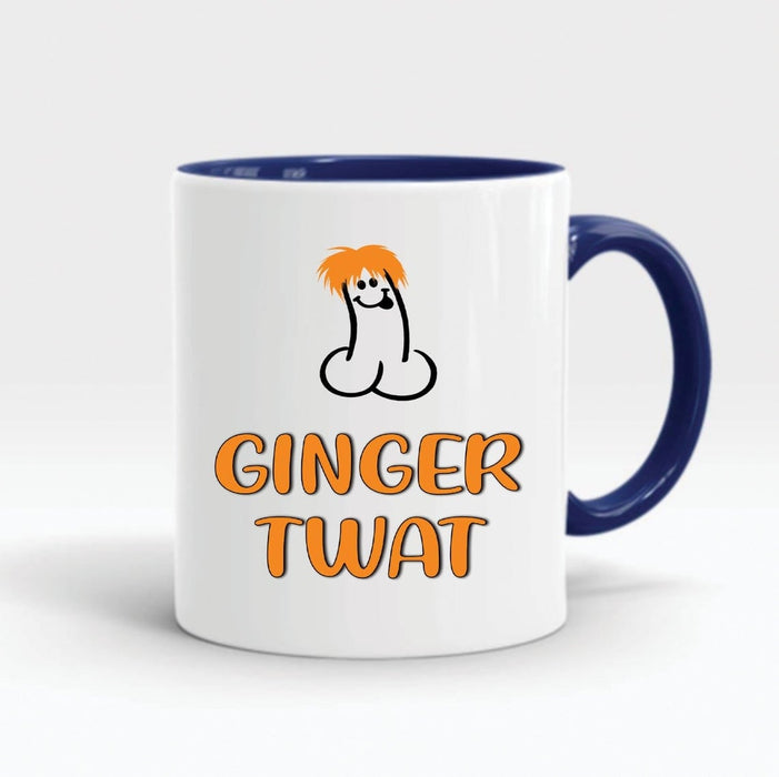 Funny Rude Offensive Novelty Accent Mugs Ginger Twat 11oz Coffee Mug Gift For Friend