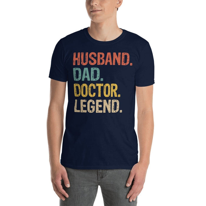 Classic T Shirt For Daddy Husband Dad Doctor Legend Retro Vintage Dad Gift T-Shirt