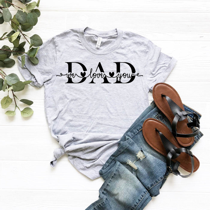 Classic T-Shirt Print Cute For Father's Day Dad I Love You Gifts For Daddy