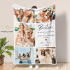 Personalized To My Bestie Sister Blanket We Will Always Be There For You Custom Name & Photo Gifts For Friendship Day