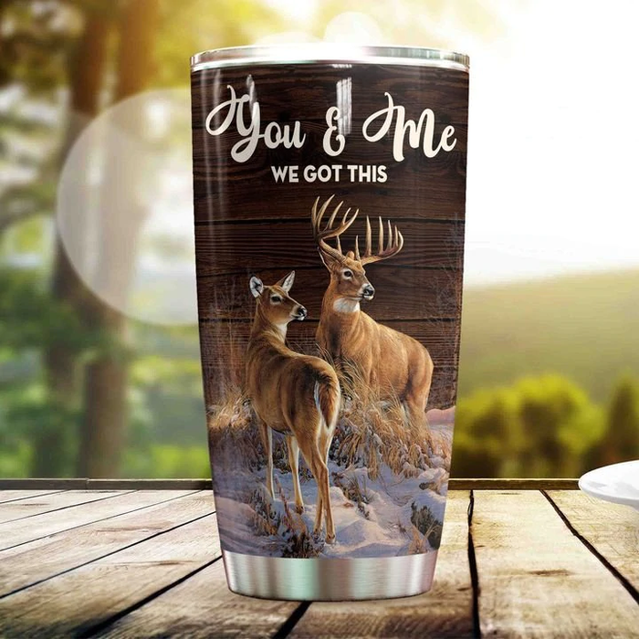Personalized To My Husband Tumbler From Wife Hunting Deer I May Not Your First Kiss Custom Name Gifts For Anniversary