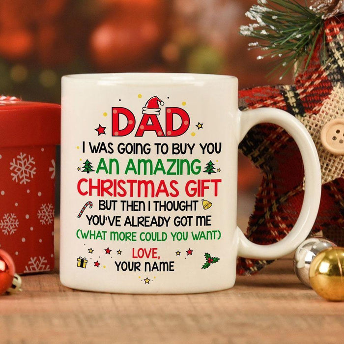 Personalized Coffee Mug For Daddy From Kids What More Could You Want Holly Custom Name Ceramic Cup Gifts For Christmas