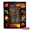 Personalized Basketball Blanket To My Nephew Never Forget How Much I Love You Player And Fire Ball Printed Custom Name