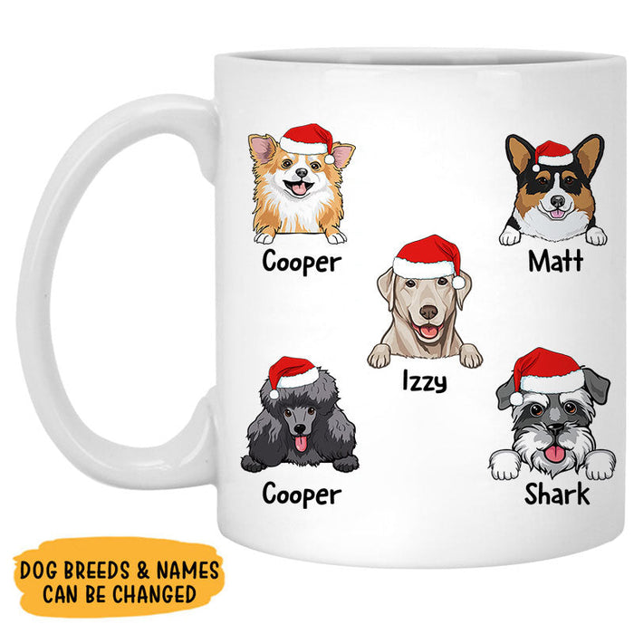 Personalized Coffee Mug Gifts For Dog Owner You're My Favorite Face To Lick Custom Name White Cup For Christmas