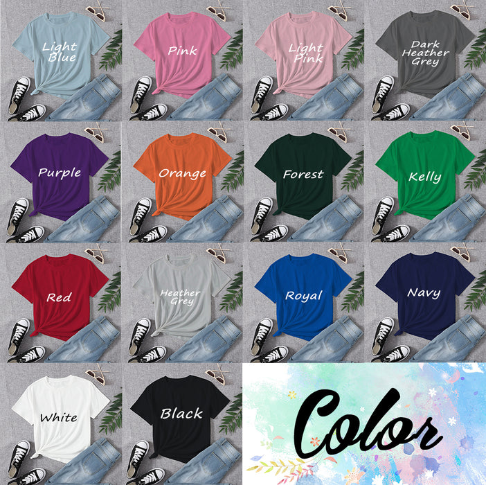 Personalized T-Shirt For Kids Rainbow Printed Custom Name & Grade Level Back To School Shirt