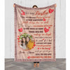 Personalized To My Bestie Sister Blanket Thank You For Standing By My Side Custom Name & Photo Gifts For Friendship Day