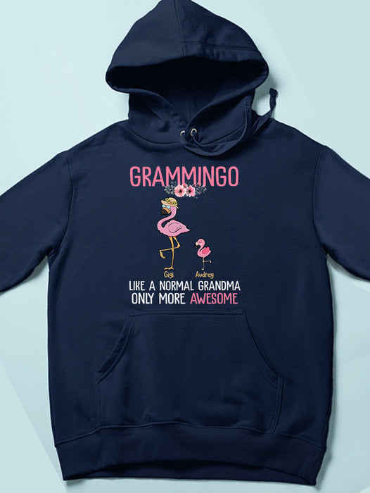 Personalized Shirt For Mimi Grammingo Like A Normal Grandma Only More Awesome Custom Name Shirts