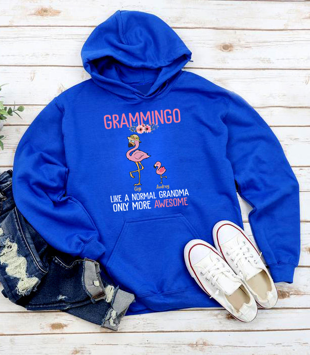 Personalized Shirt For Mimi Grammingo Like A Normal Grandma Only More Awesome Custom Name Shirts