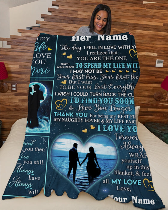 Personalized To My Girlfriend Blanket Gifts From Boyfriend Love You Then Love Still Always Have Custom Name For Birthday