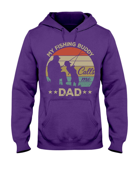 Personalized Shirt For Dad My Fishing Buddy Call Me Dad Shirt For Father's Day