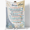 Personalized To My Stepped-Up Mom Blanket The Bond Between Us Is Eternal Floral Custom Name Gifts For Stepfamily Day
