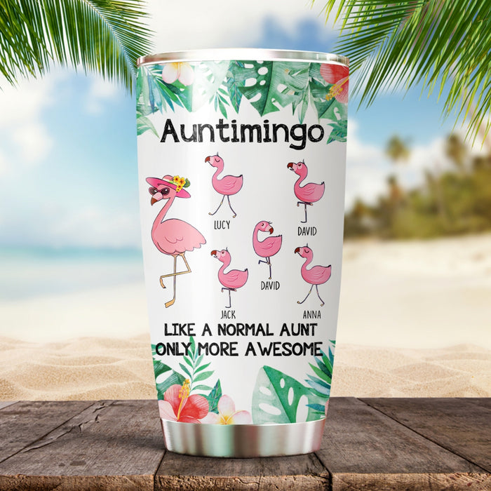 Personalized Tumbler Gifts For Aunt From Niece Nephew Autimingo Like A Normal Only More Awesome Custom Name Travel Cup