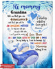 Personalized Blanket for Mommy Design Whale New Mom And Baby Swimming Amazing Mother Custom Name