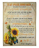 Personalized To My Second Mom Blanket Sunflowers Vintage Shared Many Memories Custom Name Gifts For Stepfamily Day
